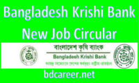 Bangladesh Krishi Bank Job Circular