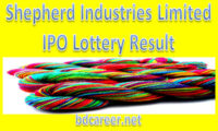Shepherd Industries Limited IPO Lottery Result