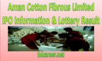 Aman Cotton Fibrous Limited IPO Lottery Result