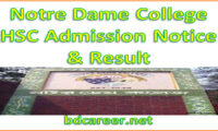 Notre Dame College HSC Admission 2020-21