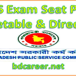 40th BCS Seat Plan
