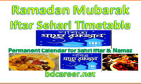 Ramadan Iftar Sehri Timing