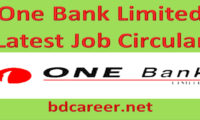 One Bank New Job Circular