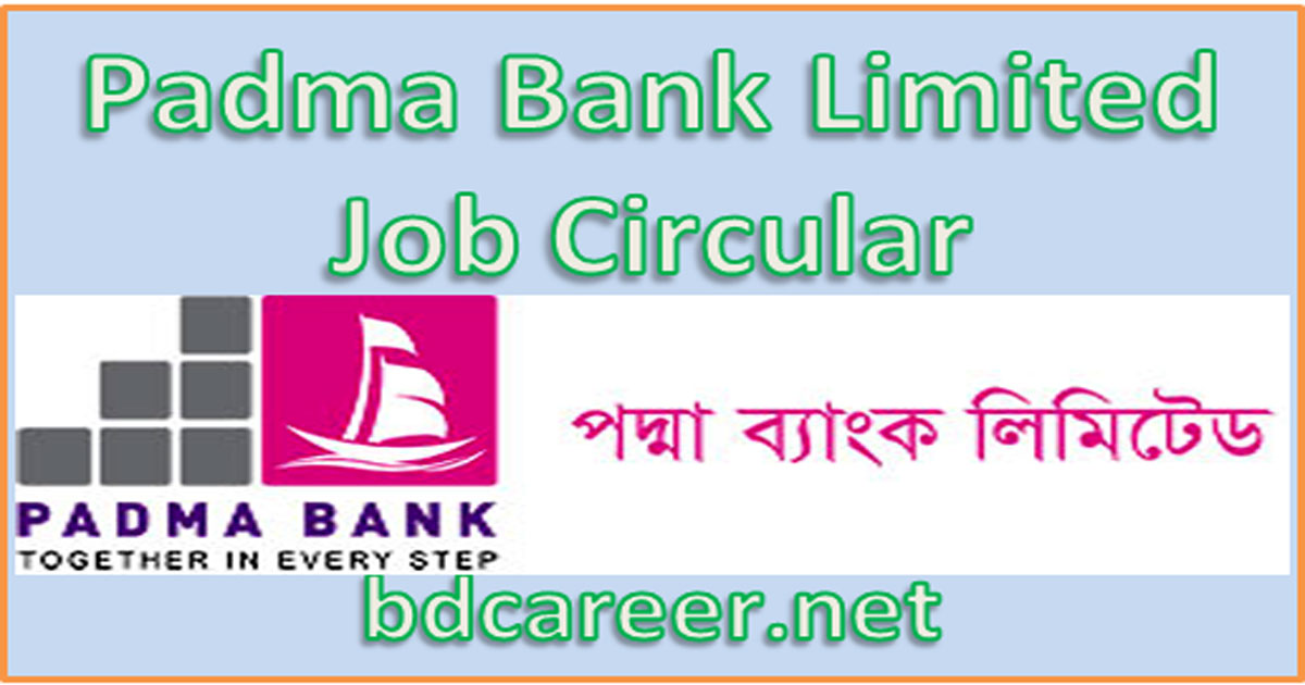 Padma Bank Limited Job Circular 2020