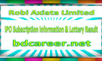 Robi Axiata Limited IPO Lottery Result & Information 2020