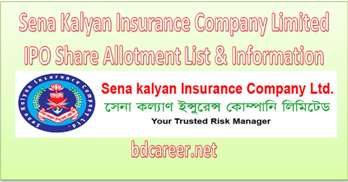 Sena Kalyan Insurance Company Limited IPO Share Allotment List & Information