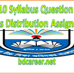Class 6-10 Syllabus Question Pattern Marks Distribution