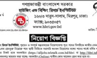 HBRI Job Circular