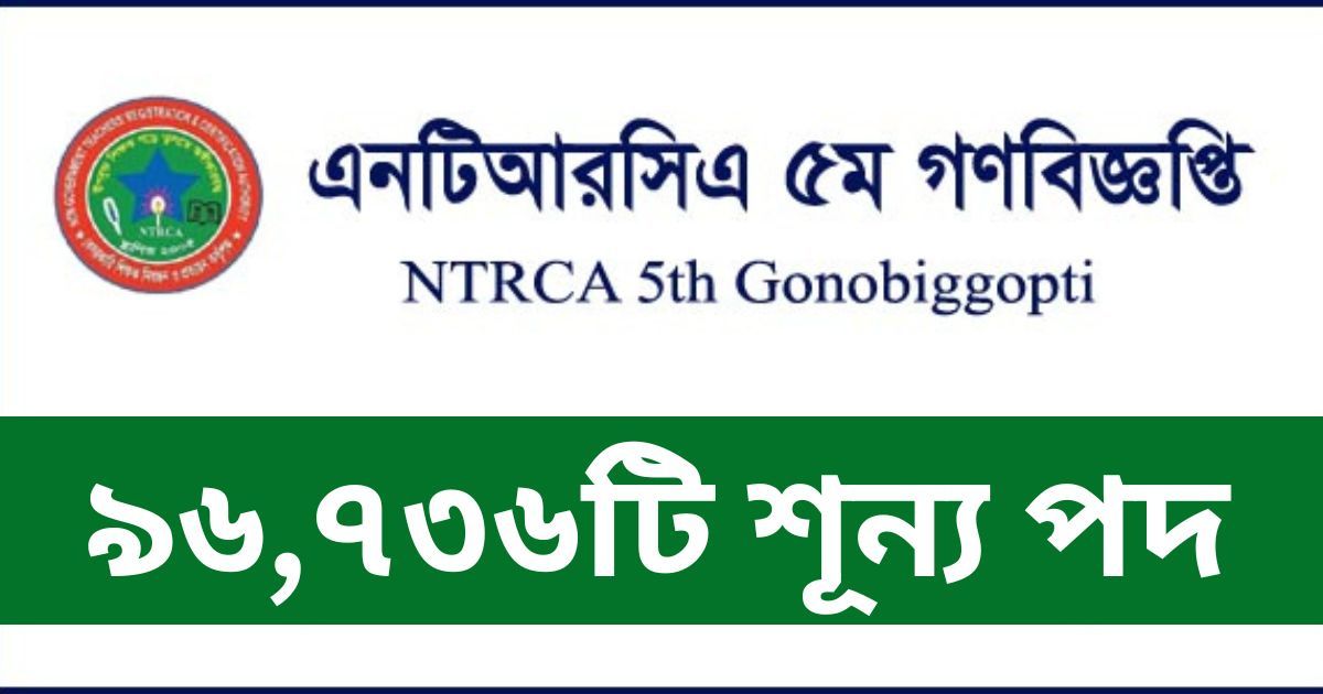 NTRCA 5th Gonobiggopti 2024