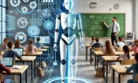 Human Teacher vs. Robot Teacher