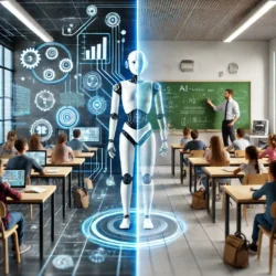 Human Teacher vs. Robot Teacher