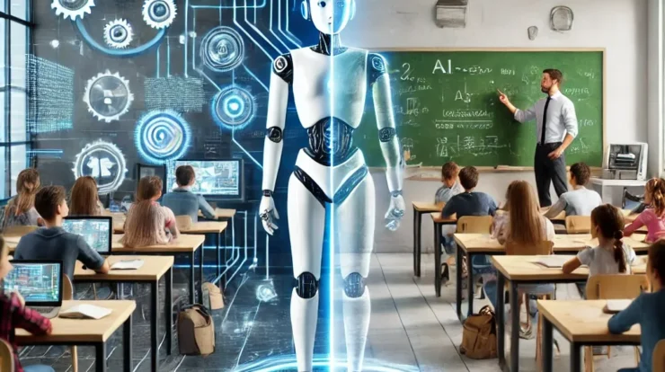 Human Teacher vs. Robot Teacher